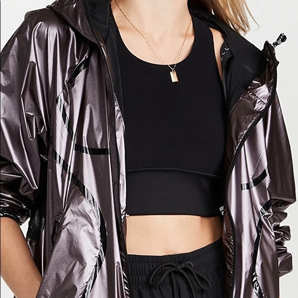Stella McCartney x Adidas shine jacket truepace hazros black NWT XS - Picture 4 of 16